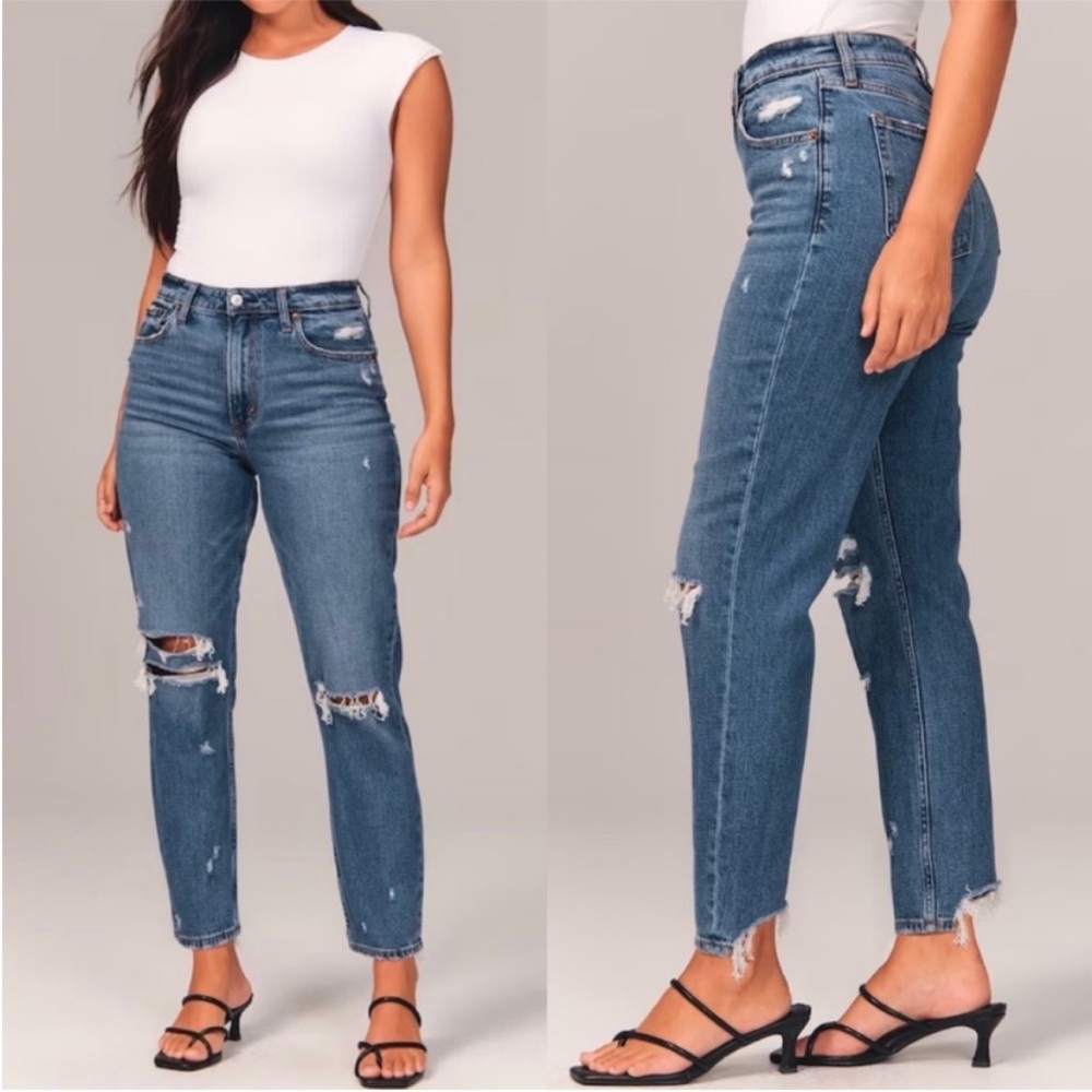 Abercrombie & Fitch |  high rise mom jean size 30